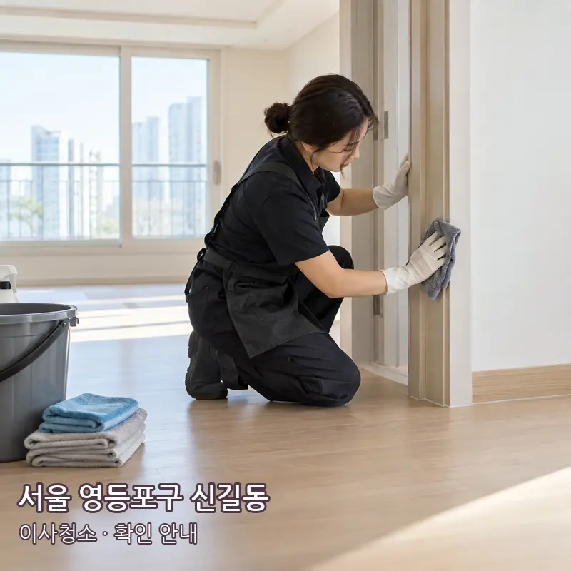 서울 영등포구 신길동 이사청소 작업 범위 예시 이미지
