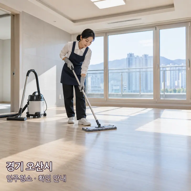 경기 오산시 입주청소 작업 범위 예시 이미지
